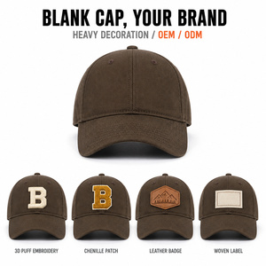 Casquette de baseball surdimensionnée <span class=keywords><strong>XXL</strong></span> 68 cm pour têtes larges, couronne profonde, en sergé de coton YKZG, style Dad Hat, personnalisable - Product Image 1