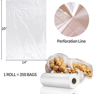 Rouleaux de sacs en plastique automatiques pour <span class=keywords><strong>le</strong></span> stockage et <span class=keywords><strong>le</strong></span> transport, sacs de rangement sur rouleaux avec ligne perforée, machine à rouleaux de sacs transparents - Product Image 3
