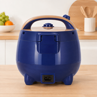 1,8L Mini-Reiskocher 300W Kleiner Elektrischer Reiskocher mit Warmhaltefunktion für Zuhause, Wohnheim und Apartment