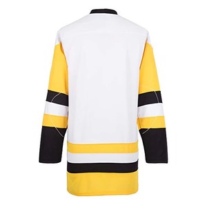 Ice Hockey Jersey 100% <b>Polyester</b> Anti-Bacterial & Quick Dry Custom Team Name & Logo High Quality Jersey For Sale - Product Image 4