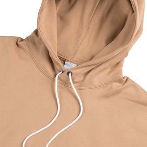 Sudadera con Capucha Color Caqui con Logotipo Personalizado para Hombre, Sudadera Cómoda, Informal, Vintage, Sólida, con Bolsillo Tipo Canguro y Cordón Ajustable - Product Image 3