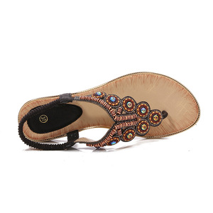 Tendance Mode Printemps/Été : Sandales Femme en Cuir Véritable à Bout Ouvert, à Lacets, pour l'Extérieur, avec Brides, Semelle Durable et Imprimés Animaux - Product Image 5