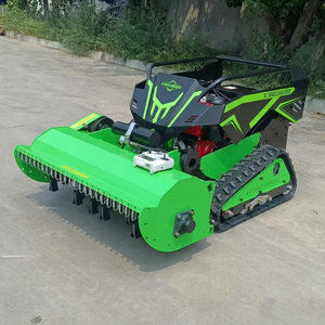 Tondeuse à fléaux télécommandée de qualité commerciale 1000 mm, à essence, robuste, sur chenilles, robot tondeuse pour pentes, coupe-herbe agricole - Product Image 1