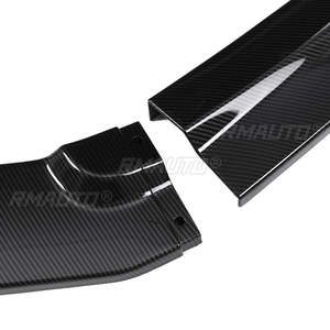 3PCS <b>Car</b> Front Bumper Lip Spoiler Splitter <b>Diffuser</b> Body Kit Cover Guard <b>for</b> Chevy Camaro 2015-2018 Carbon Fiber Style - Product Image 6