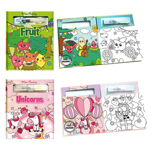 หนังสือระบายสีเส้นขยุกขยิกสำหรับเด็กหนังสือน้ำมหัศจรรย์สำหรับวาดภาพเพื่อการศึกษารักษ์โลก - Product Image 6