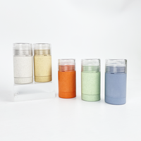 Conteneur de déodorant stick biodégradable PCR personnalisé de 75 ml avec couvercle, à visser, avec emballage de lotion/shampooing imprimé à l'écran