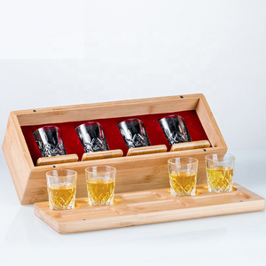 Verres à shot miniatures multi-vintage gaufrés 1OZ-3OZ, motifs assortis, transparents, pour liqueur, tequila, whisky, vodka, bar et spiritueux à domicile - Product Image 5