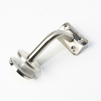 Support de rail supérieur de balustrade réglable en acier inoxydable pour raccords de garde-corps de support de tuyau
