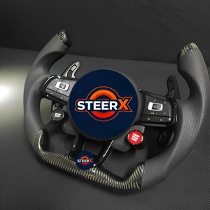 Adecuado para VW Volkswagen Modificación del volante Golf 7,5 GTI MK7 Passat B6 B7 <span class=keywords><strong>Arteon</strong></span> Deportes Volante de fibra de carbono - Product Image 3