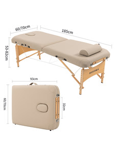 Cama de Masaje Plegable de PVC Meizhiran, Cama de Terapia Portátil para Uso Doméstico, Acupuntura, Moxibustión, Medicina Tradicional China, <span class=keywords><strong>Tatuaje</strong></span> - Product Image 5
