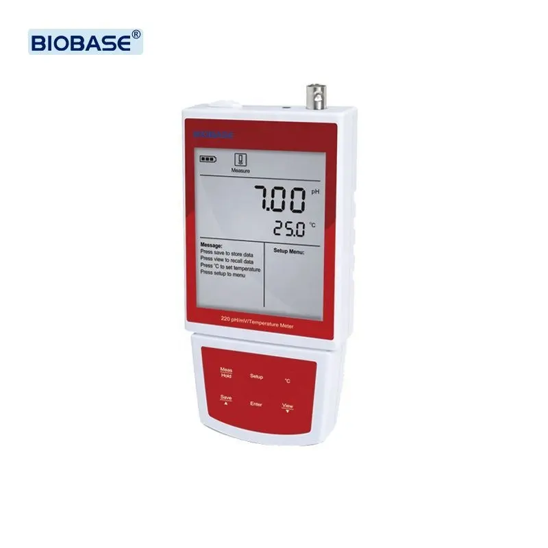 BIOBASE Portable Digital pH Meter Pen Pocket Tester ORP Ion Conductivity pH Meter for labs