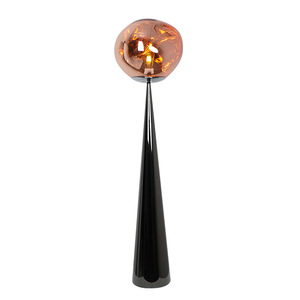 Lampe de sol en verre de lave volcanique nordique <span class=keywords><strong>design</strong></span>, lampe d'ambiance créative de luxe pour salon, hauteur réglable pour le côté du canapé - Product Image 5