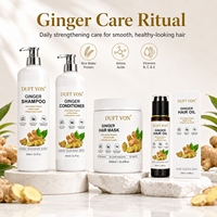 Soins capillaires naturels au gingembre 900ml pour cheveux afro 4C, shampoing hydratant en profondeur, après-shampoing, masque, huile pour la croissance du cuir chevelu
