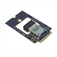 Tarjeta de red inalámbrica Bluetooth integrada M.2 B-key WWAN a USB 3.0, unidad de estado sólido 3042 3052