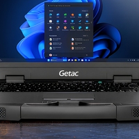 Ordinateur portable de diagnostic semi-robuste pour véhicules Getac S410 G5, processeur I5-1340P, 16 Go de DDR5, 512 Go de NVMe, écran 14 pouces, 1000 nits