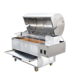 Ngoài trời barbeque than di động Lamb Pig Gà BBQ gas grills Máy rang