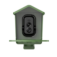 Caméra de mangeoire à oiseaux intelligente IA 4K Wi-Fi double bande étanche IP66 avec mise à niveau OTA, détection de mouvement PIR, alimentation solaire Willfine