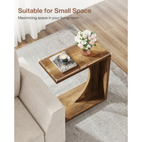 Mesa Auxiliar en Forma de C de Madera Fabricada a Medida en Fábrica 2026 para Sofá, Dormitorio, Sala de Estar, Mesa Lateral Moderna para Sala de Estar