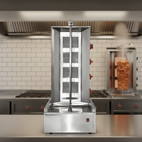 Equipo Automático para Cocina Comercial, Máquina para Hacer Shawarma a Gas, Parrilla para Shawarma de Pollo y Kebab Doner, Máquina para Hacer Kebab de Turquía