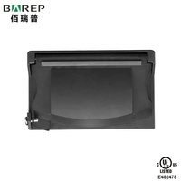 Cache en plastique transparent pour interrupteur mural, prise, sonnette, accessoire de salle de bain et cuisine