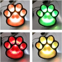 Empreinte d'animal Lampes solaires Outdoor led paw print Lawn String Garden lightchain