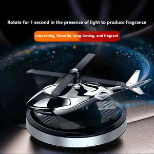 Solar-Helicopter <b>Car</b> Perfume Air Freshener & Aromatherapy <b>Car</b> Styling Rotating Freshener Airplane Knick-Knack <b>Car</b> <b>Decor</b> - Product Image 4
