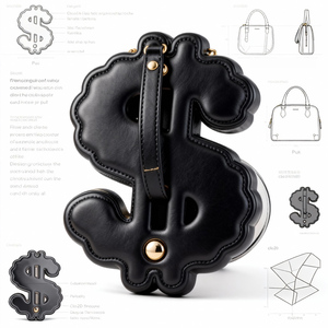 Sac fourre-tout Ita personnalisé avec symbole de devise anime, style bandoulière, fabrication OEM personnalisée, faible MOQ, avec insert - Product Image 1