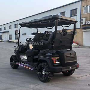 Vente directe usine – Voiturette de golf électrique 4 places avec coffre de chargement, véhicule utilitaire pour parcours de golf, parcs, campus et zones industrielles - Product Image 4