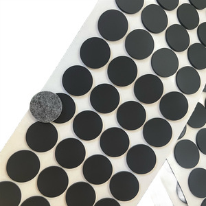 Imanes de goma flexibles troquelados fuertes piezas redondas con autoadhesivo - Product Image 1