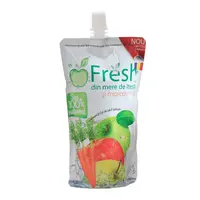 حقيبة تعبئة للعصير من البلاستيك قابلة لإعادة الاستخدام مزودة بصنبور