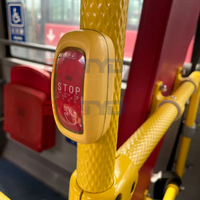 Botón de Parada de Autobús, Dispositivo de Llamada para Pasamanos de Autobús Urbano, Timbre de Salida de Pasajeros, Botón de Timbre de Puerta