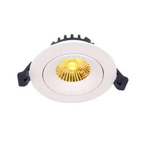 Support Lumière Encastrée Led Down Lightled Cob Downlightcob Die Casting Aluminium Réglable