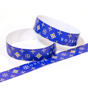 Factory Supplies Custom Design Size Snap Closure Cheap Tyvek Wristbands Paper Wrist Band Cheap Price for Vocal Concert