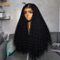 Perruques en cheveux humains bouclés Pixie, prêtes à porter, sans colle, avec dentelle suisse HD fine 5x5, pré-épilées, ligne de cheveux naturelle, en cheveux bruts pour femmes
