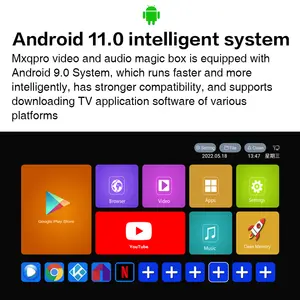 Mini Box Pour Tv Smart Android Support ricevitori Tv satellitare ricevitore Tv satellitare digitale intelligente 4K