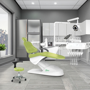 Sedia dentale elettrica ergonomica professionale su misura comoda attrezzatura cilica per il trattamento - Product Image 1