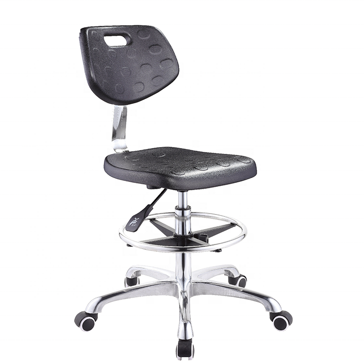 Professional Hospital Metal Lab Stool for Cleanroom Lab Comfort