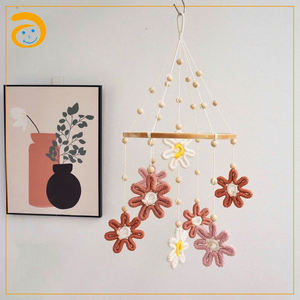 Cuna colgante de ratán hecha a mano, móviles de bebé, juguetes móviles para dormir cómodos para colgar, decoración de guardería para habitación de niños - Product Image 2