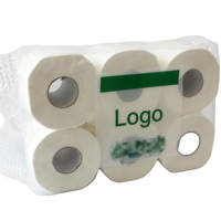 Papier toilette doux en gros, 1 plis, rouleau de papier toilette en vrac, rouleau de papier toilette pour l'hygiène quotidienne de la famille