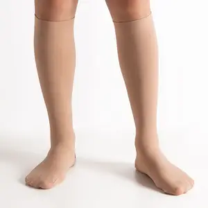 Professionele Gekwalificeerde Medische 23-32mmhg Gegradueerde Compressie Zwart Nude Open Gesloten Teen Knie Hoge Kousen Voor Verpleegster