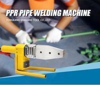 DAJING 20-32Mm 110V Soudeuse à fusion par prise thermique portable en plastique pour tuyaux PE PVC PPR, machine à souder les tuyaux HDPE