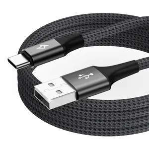 1m 2m 3m 2024 yeni varış ODM OEM destek LOGO USB kablosu Usb A 2.0 cep telefonu veri transferi için C veri kablosu yazın 480Mbps