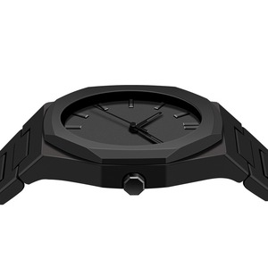 Montre-bracelet d'affaires en quartz OEM/ODM, étanche, cadran en verre, boîtier en plastique, petite montre octogonale, logo personnalisé, montres ultra-fines pour hommes - Product Image 2