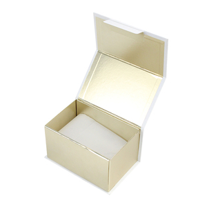 Luxury Customized Size Rectangular Magnetic With Glossy Gold <b>Silver</b> Foldable <b>Box</b> for Wine Bottle Gift Packing - Product Image 1
