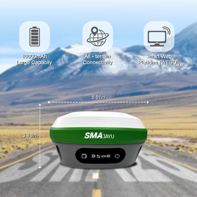 SMA26Plus Gnss 1408 Channels Gps Land Surveying Equipment Software Gnss Rtk Receiver