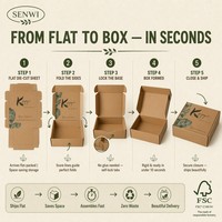 Boîte d'expédition personnalisée en kraft avec intérieur coloré CMYK, boîte cadeau d'anniversaire personnalisée, emballage pour abonnement, vente en gros