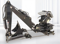 Traktor-Anbaugerät Hecklader, Ladeschaufel, Bohrgerät & Baggerlader