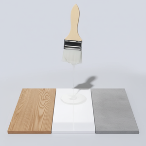 Revêtement protecteur transparent polyaspartique polyurée pour sols en bois, pierre et béton – Haute transparence, résistant à l'usure, anti-jaunissement - Product Image 1