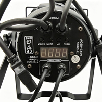 Projecteur LED COB 200W à 4 yeux avec contrôle DMX512 et volets coupe-flux pour scène