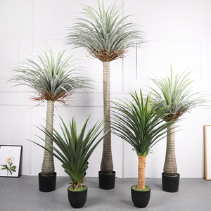 Arbre artificiel Dragon Blood Tree, grande plante d'intérieur en pot, palmier hautement réaliste, verdure pour la décoration du salon, en PVC souple - Product Image 1
